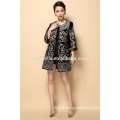 Abaya Style Elegant Spring Women Coat Front Embroidered Noble Winter Spring Coats